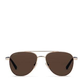 Aviator frame sunglasses