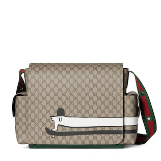 Large printed GG changing bag