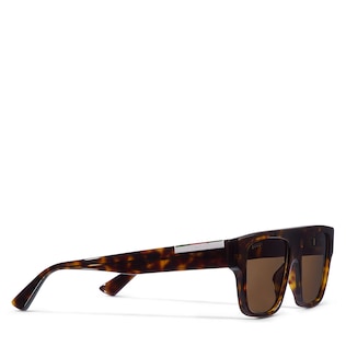 Rectangular frame sunglasses