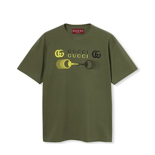 Camiseta de punto de algodón estampado