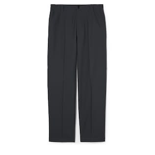 Hose aus Wolltwill mit Stickerei