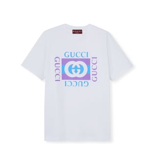 Cotton jersey T-shirt with print