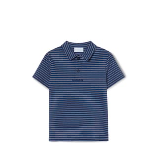 Children's cotton jersey polo shirt