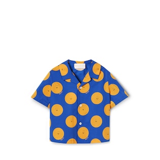 Baby printed cotton shirt