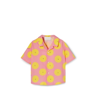 Baby printed cotton shirt