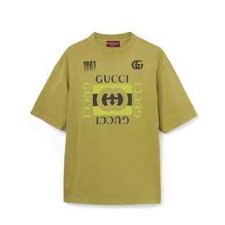 Printed cotton jersey T-shirt