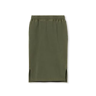 Cotton jersey skirt with embroidery