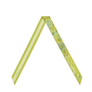 Printed silk twill ribbon