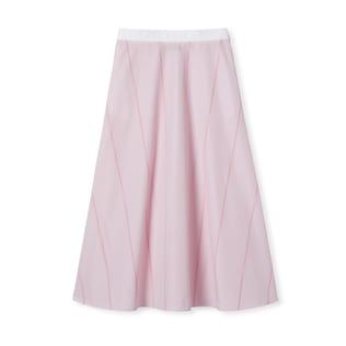 Gucci cotton fil coupé skirt