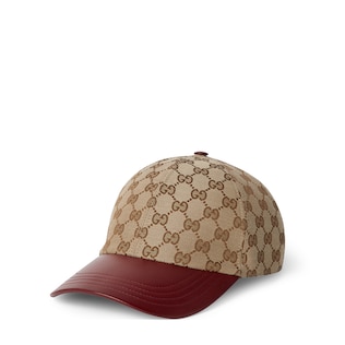 GG canvas baseball hat