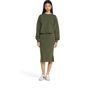 Cotton jersey sweatshirt with embroidery