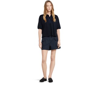 Cotton jersey polo shirt with embroidery