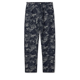 Pantalone in denim GG jacquard