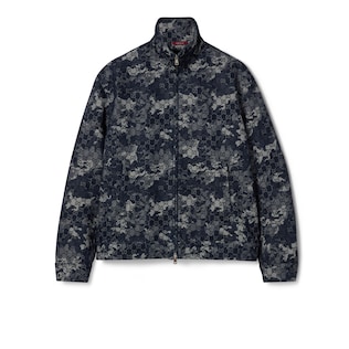 GG jacquard denim jacket