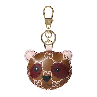 Panda-shaped bag charm