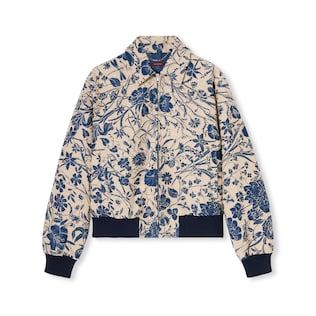 Flora cotton bouclé jacquard jacket