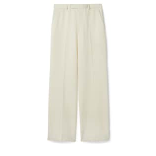 Silk twill pant