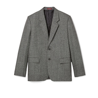 Wool mouliné jacket