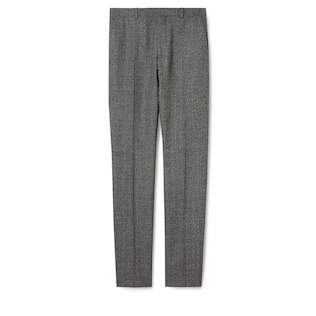 Wool mouliné pant