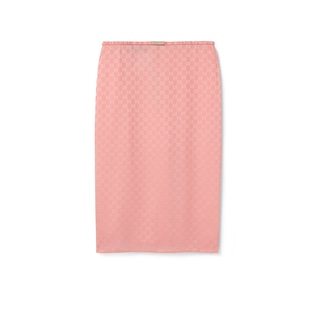 GG silk jacquard skirt