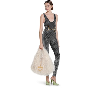 GG crystal embroidered jumpsuit