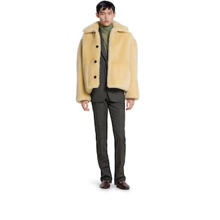 Silk stretch chiffon shirt