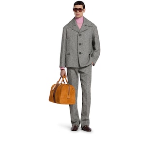 Double cotton wool pant