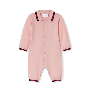 Baby wool one-piece with Web