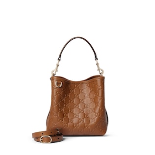 GG Emblem small bucket bag