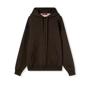 Maglione in maglia extra fine con cappuccio