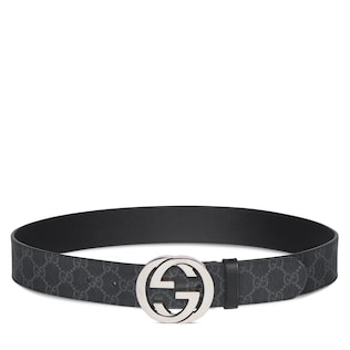 Belt with Interlocking G buckle
