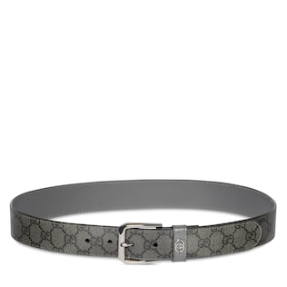 Belt with Interlocking G detail