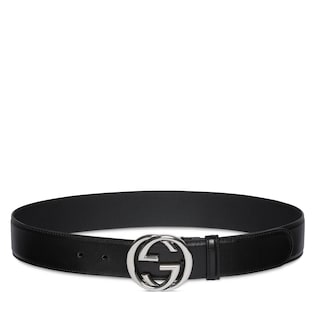 Belt with Interlocking G buckle