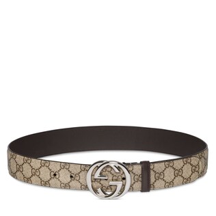 Belt with Interlocking G buckle