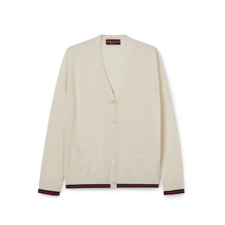 Extra fine cashmere silk cardigan