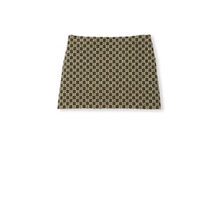 GG cotton bouclé mini skirt