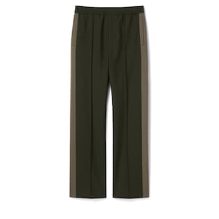 Wool twill pant with logo