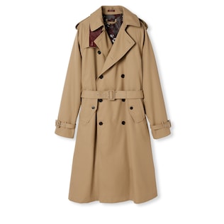 Trenchcoat aus Baumwollgabardine