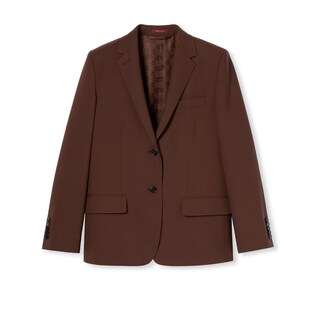 Stretch light wool jacket