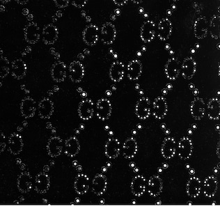 GG crystal embroidered leggings