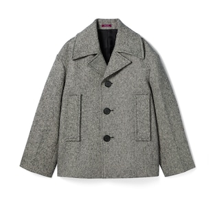 ダブル コットンウール コート