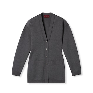 Cardigan in lana ultrafine