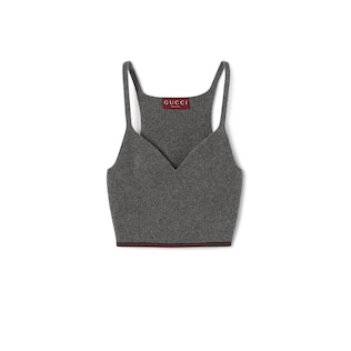 Rib felted wool top with Web