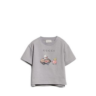 〔ベビー〕ヒグチユウコ プリント付き コットン Tシャツ