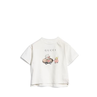 Baby-T-Shirt aus Baumwolle mit Print