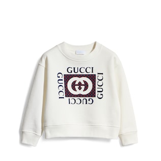 Kinderpullover aus Baumwolle mit Print
