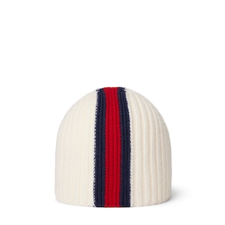 Baby rib wool hat with Web