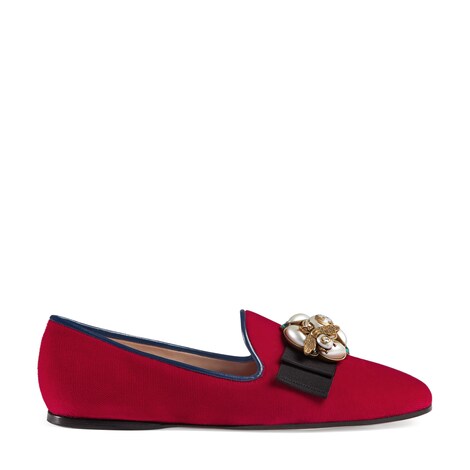 gucci ballet flats with bee