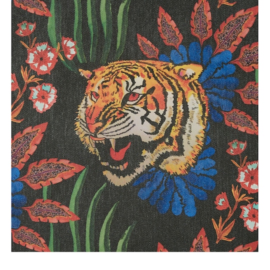 Gucci Tiger Leaf print wallpaper. 1 Gucci Tiger Leaf print wallpaper. 1