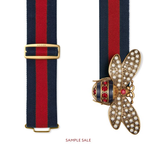 Gucci Web belt with bee. 1 Gucci Web belt with bee. 1